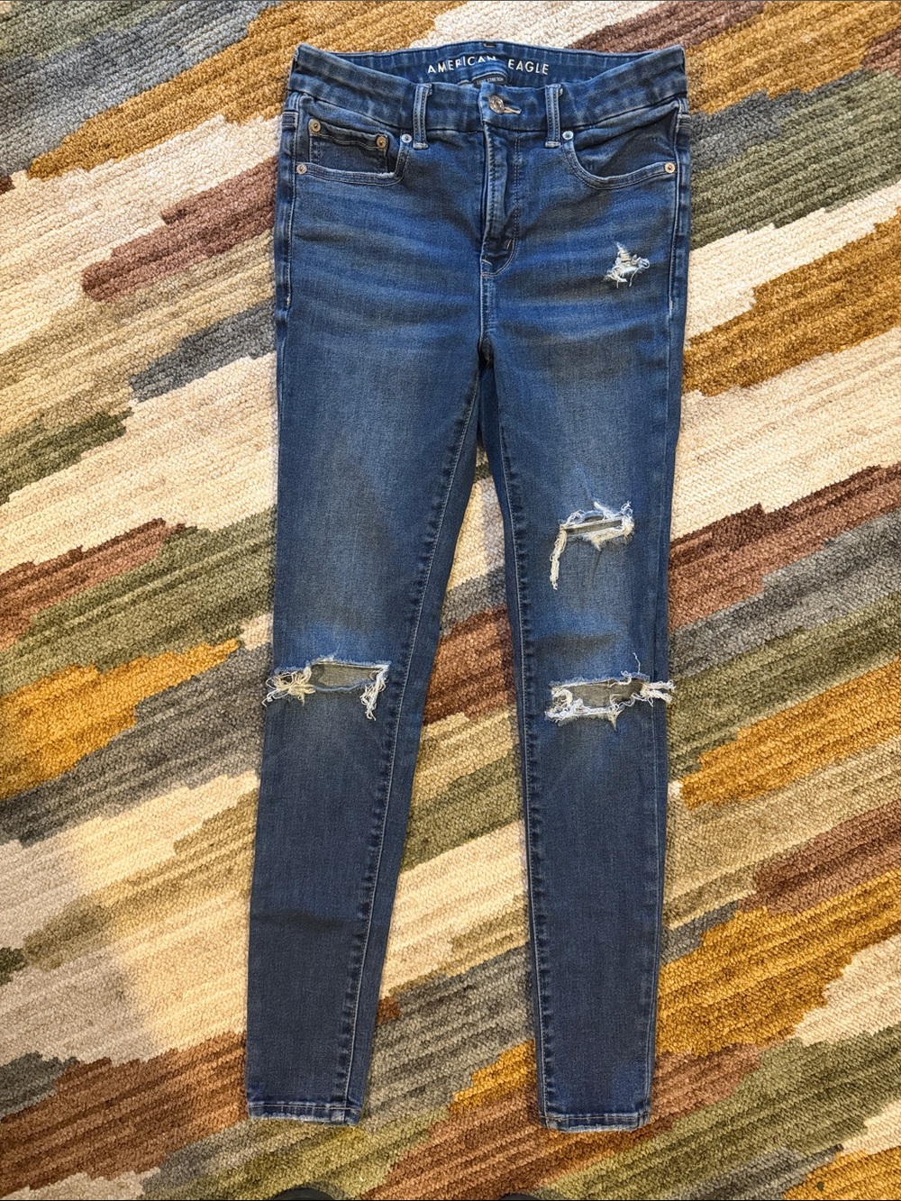 American Eagle Outfitters Super High Waisted Skinny Jeans